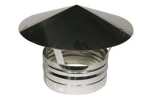 TERMINALE IN ACCIAIO PER CANNE FUMARIE- Diam. 250- DK- pezzi 1