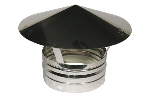 TERMINALE IN ACCIAIO PER CANNE FUMARIE- Diam. 250- DK- pezzi 1