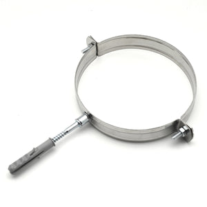 COLLARE DI FISSAGGIO IN ACCIAIO INOX- Diam. 80- DK- pezzi 1