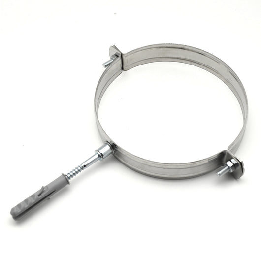 COLLARE DI FISSAGGIO IN ACCIAIO INOX- Diam. 100- DK- pezzi 1