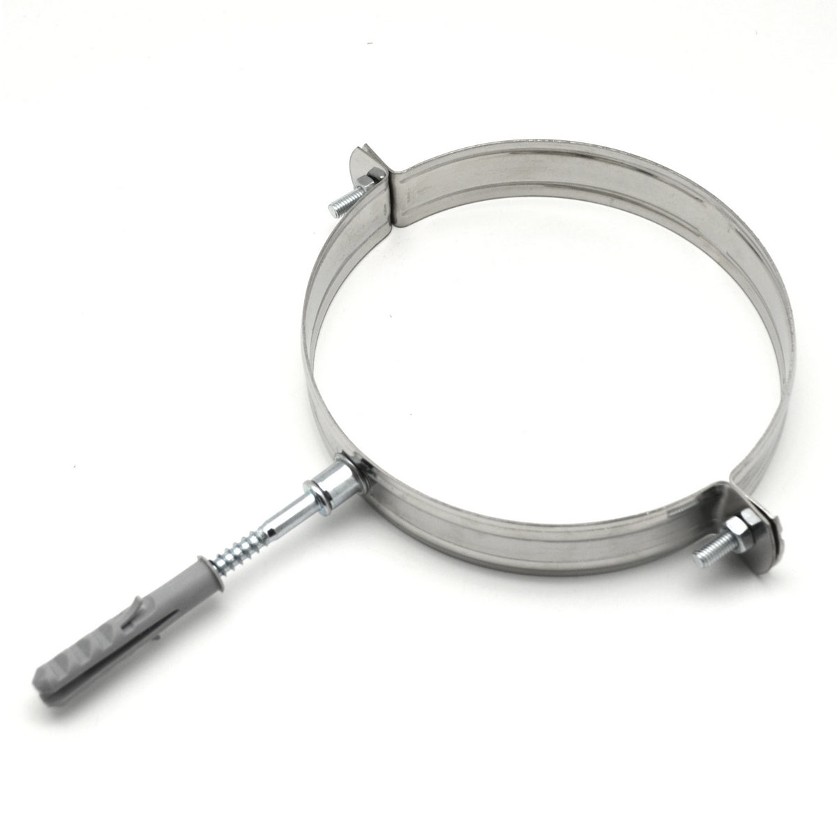 COLLARE DI FISSAGGIO IN ACCIAIO INOX- Diam. 200- DK- pezzi 1