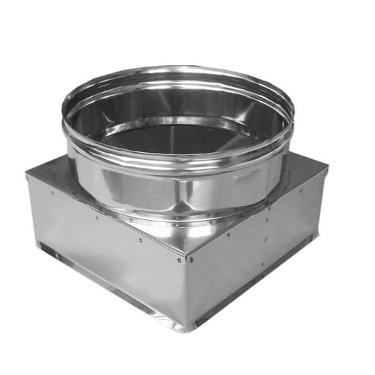 RIDUZIONE QUADRA-TONDA ACCIAIO INOX- Da 250x250 a 250- DK- pezzi 1