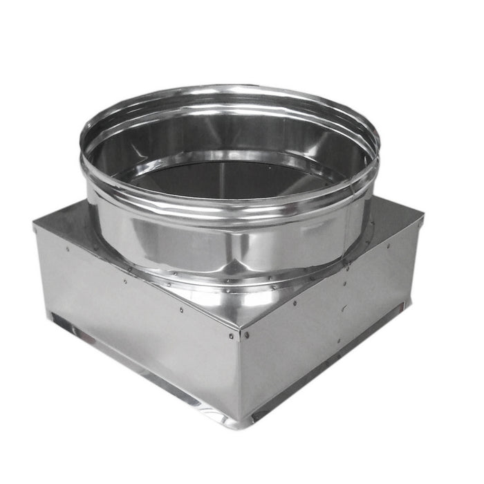 RIDUZIONE QUADRA-TONDA ACCIAIO INOX- Da 250x250 a 250- DK- pezzi 1