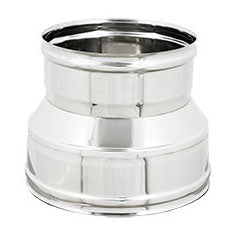 MANICOTTO RIDOTTO FF PER CANNE FUMARIE INOX- Diam. F 140-F 120- DK- pezzi 1