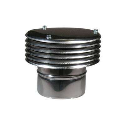 TERMINALE LAMELLARE ACCIAIO- Diam. 130- DK- pezzi 1