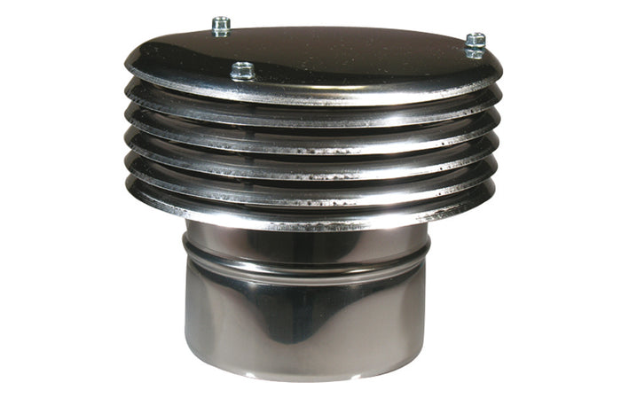 TERMINALE LAMELLARE ACCIAIO- Diam. 130- DK- pezzi 1