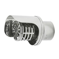 TERMINALE PELLET INOX- Diam. 80- DK- pezzi 1