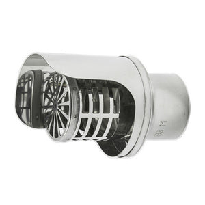 TERMINALE PELLET INOX- Diam. 100- DK- pezzi 1