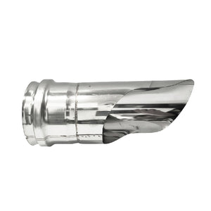 TERMINALE GOMITO INOX 304 CON CAPPELLO DRITTO- Diam. 80- DK- pezzi 1