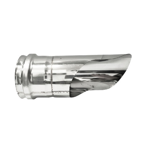 TERMINALE GOMITO INOX 304 CON CAPPELLO DRITTO- Diam. 100- DK- pezzi 1