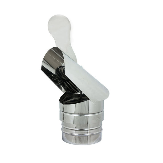 TERMINALE GALLO TONDO INOX- Diam. 250- DK- pezzi 1