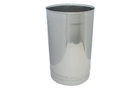 CANNA FUMARIA IN ACCIAIO 316L - ELEMENTO LINEARE DA MT. 0.50- Diam. 50- DK- pezzi 1