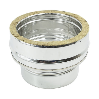 RACCORDO MONO-DOPPIA PARETE- Mono 80M x 80F/130M- DK- pezzi 1