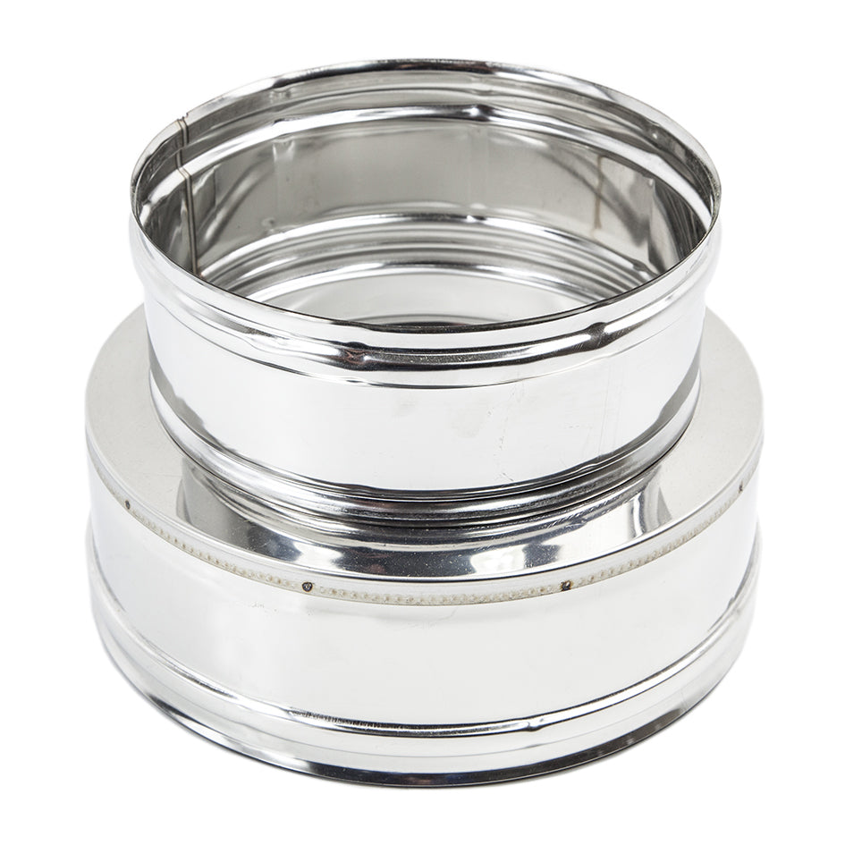 RACCORDO DOPPIA PARETE-MONO- Mono 80F x  80M/130F- DK- pezzi 1