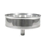 TAPPO CHIUSURA ACCIAIO 316L CON SPURGO- Diam. 200- DK- pezzi 1