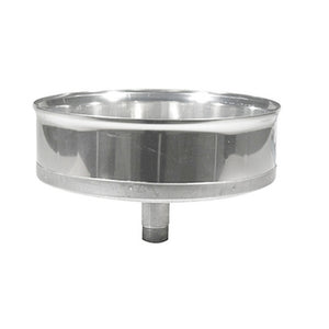 TAPPO CHIUSURA ACCIAIO 316L CON SPURGO- Diam. 200- DK- pezzi 1