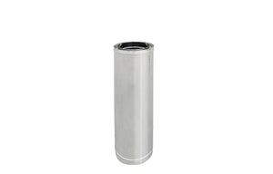 TUBO ACCIAIO INOX 316L DOPPIA PARETE MT 0.50- D. Int. 200 - D. Est. 250- DK- pezzi 1