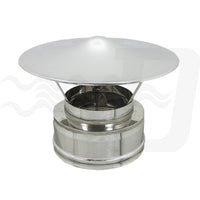 CAPPELLO CINESE INOX DOPPIA PARETE- Diam. 80x130- DK- pezzi 1