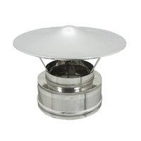 CAPPELLO CINESE INOX DOPPIA PARETE- Diam. 80x130- DK- pezzi 1