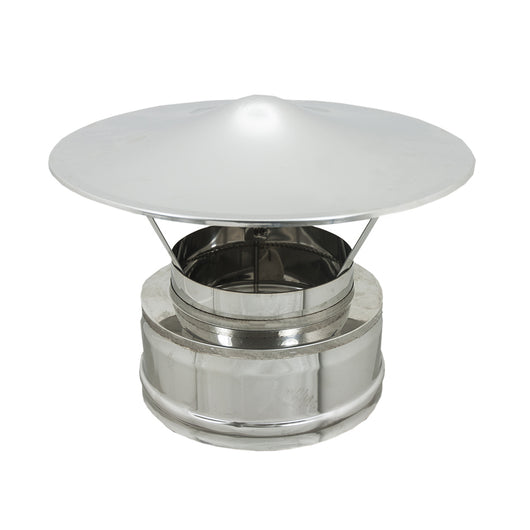 CAPPELLO CINESE INOX DOPPIA PARETE- Diam. 80x130- DK- pezzi 1