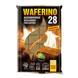ACCENDIFUOCO ECOLOGICO WAFERINO28- senza- pezzi 1