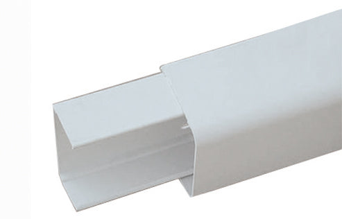 CANALINA PVC CON BASE E COPERCHIO PER IMPIANTI DI CLIMATIZZAZIONE- mm. 110 x 75 L. mt. 2- ARTIP- pezzi 1