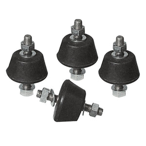 4 PZ ANTIVIBRANTI PER STAFFE- HxL 22x39 mm- DC- pezzi 1