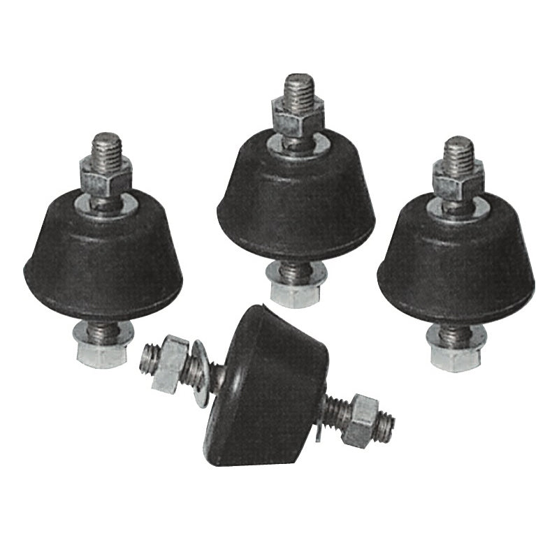 4 PZ ANTIVIBRANTI PER STAFFE- HxL 22x39 mm- DC- pezzi 1
