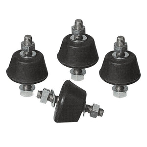 4 PZ ANTIVIBRANTI PER STAFFE- HxL 22x39 mm- DC- pezzi 1