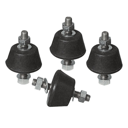 4 PZ ANTIVIBRANTI PER STAFFE- HxL 22x39 mm- DC- pezzi 1