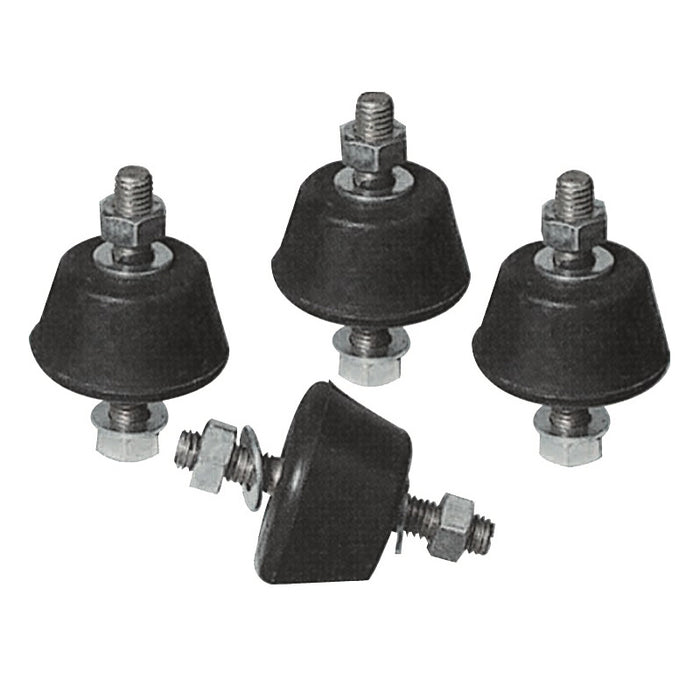 4 PZ ANTIVIBRANTI PER STAFFE- HxL 22x39 mm- DC- pezzi 1