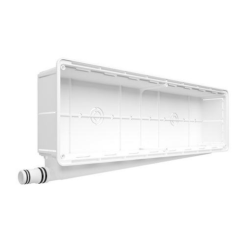 CASSETTA DI PREDISPOSIZIONE HYDRONIC BOX USCITA SCARICO ORIZZONTALE- mm 430x166x65- VECAM- pezzi 1