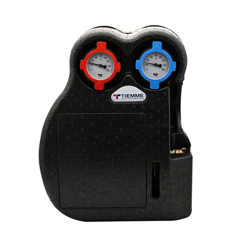 GRUPPO IDRAULICO P/IMPIANTI SOLARI SENZA POMPA- Flussimetro 8/30 l/min- TIEMM- pezzi 1