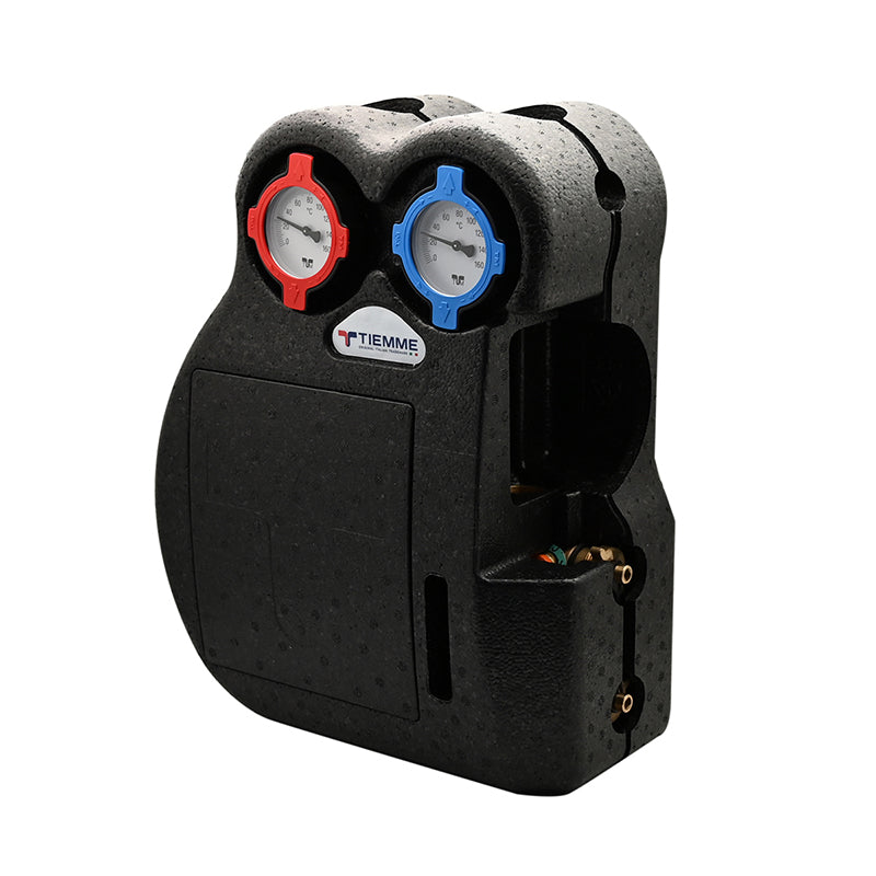 GRUPPO IDRAULICO P/IMPIANTI SOLARI SENZA POMPA- Flussimetro 8/30 l/min- TIEMM- pezzi 1