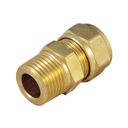 RACCORDO MASCHIO DIRITTO RAME COMPRESSIONE PER IMPIANTI SOLARI- 3/4 x 22- TIEMM- pezzi 1