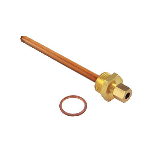 POZZETTO PER SONDA PER IMPIANTI SOLARI- 1/2 x D. 6 - L. 123 mm- TIEMM- pezzi 1