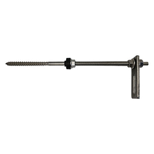 KIT 6 PZ VITE DOPPIA CON PIASTRA PER INSTALLAZIONE A TETTO IN FALDA- ATON- pezzi 1