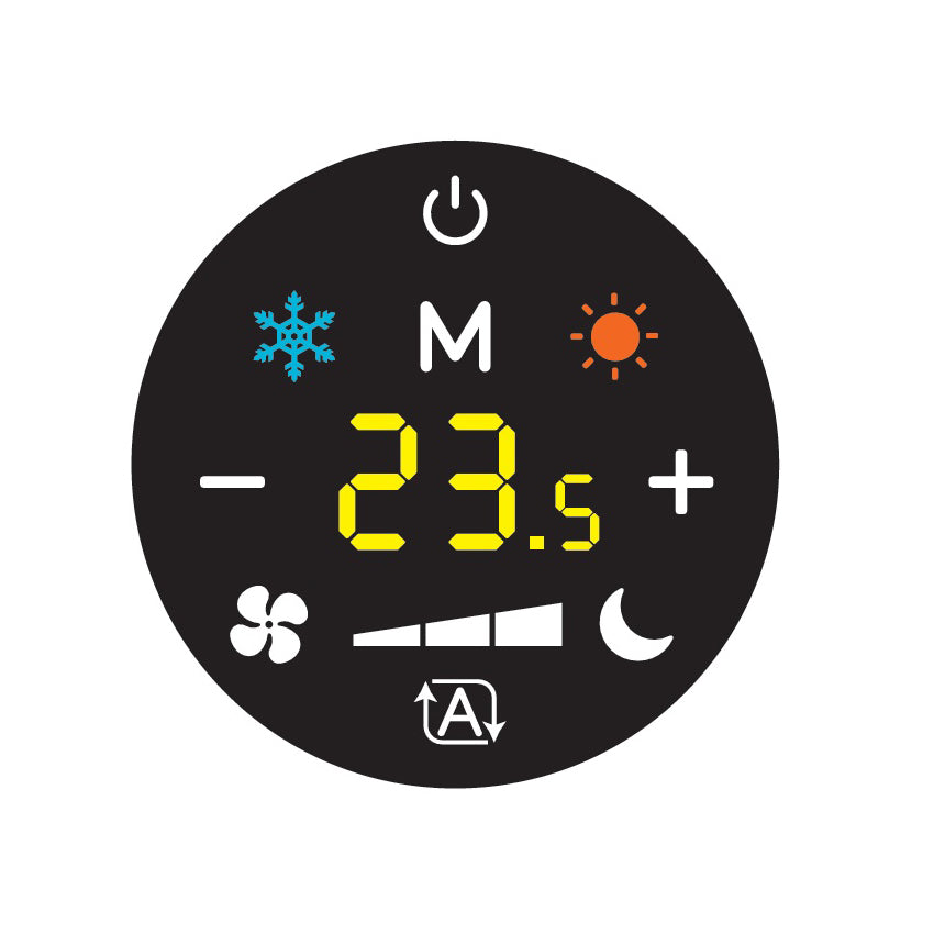 KIT COMANDO CFF TOUCH EASY- x mod. 10-20-30-40-50- SABIA- pezzi 1