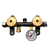 CENTRALINA KOMPACT 2 BOMBOLE  CON VALVOLA E MANOMETRO- GNALI- pezzi 1