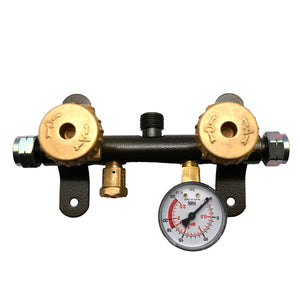 CENTRALINA KOMPACT 2 BOMBOLE  CON VALVOLA E MANOMETRO- GNALI- pezzi 1