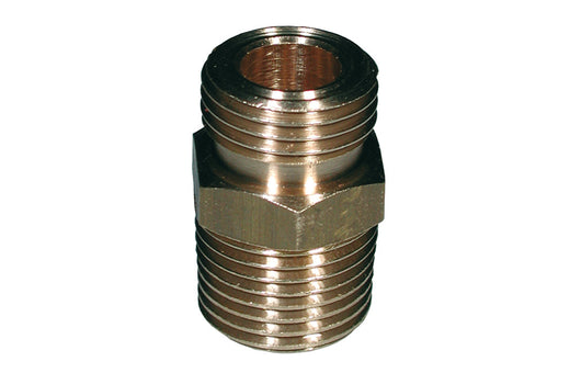 RACCORDO A NIPPLE IN OTTONE CON FILETTATURA DX/SX- 1/4M. x 20/11/4- NOVAC- pezzi 1