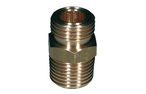 RACCORDO A NIPPLE IN OTTONE CON FILETTATURA DX/SX- 1/2 M. x 20/14- NOVAC- pezzi 1