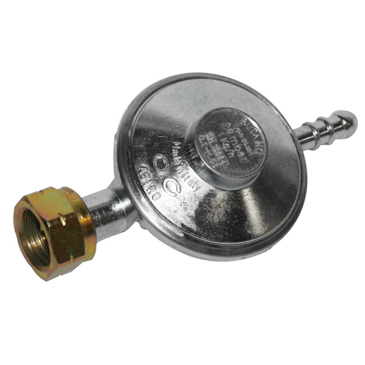 REGOLATORE GAS A TARATURA FISSA ATTACCO ORIZZONTALE- 1 Kg/h- GNALI- pezzi 1