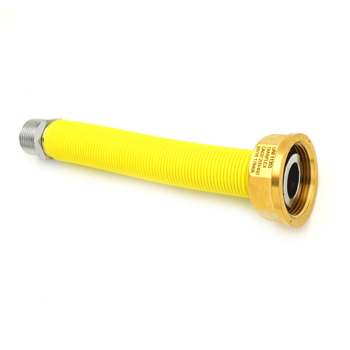FLESSIBILE INOX PER CONTATORE GAS MF CM.20- 1 1/4 x 3/4- ATON- pezzi 1