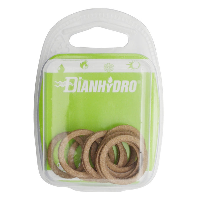 + GUARNIZIONI DI TENUTA IN CUOIO BLISTER- pz.10 (14.5x9x2) 3/8- FAIDF- pezzi 1