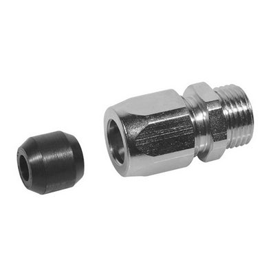 ADATTATORE PORTAGOMMA PER FLESSIBILE GAS FF INOX ESTENSIBILE- DK- pezzi 1