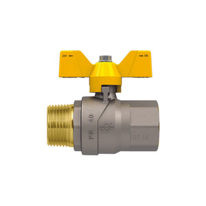 VALVOLA A SFERA GAS CON FARFALLA FUTURGAS MF- 3/4  DN 20- FIV- pezzi 1
