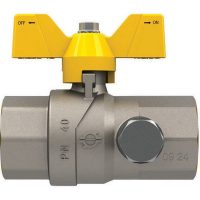 VALVOLA A SFERA GAS CON FARFALLA FUTURGAS FF- 3/4  DN 20- FIV- pezzi 1