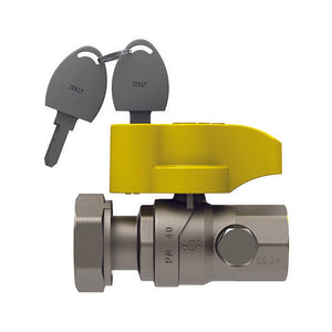 VALVOLA A SFERA GAS CON FARF. E SERRATURA FUTURGAS FEMMINA - GIREVOLE- 1 X 11/4  DN 25- FIV- pezzi 1
