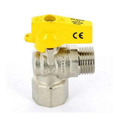 RUBINETTO A SFERA SQUADRA FEMMINA ISO 7   MASCHIO ISO 228- 1/2 x 1/2  DN 10- FIV- pezzi 1